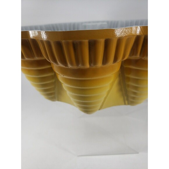 Vintage 1980s Nordic Ware Fiesta Party Pan Cast Aluminum Harvest Gold NOS USA - Picture 8 of 16